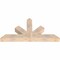 Ekena Millwork Saratoga Smooth Timber Gable Bracket, Douglas Fir, 60"W x 30"H x 5 1/2"D x 5 1/2"F, 12/12 Pitch GBW060X30X0606SAR00SDF - alternate 3